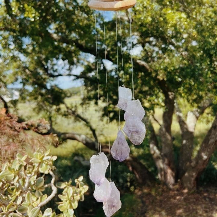 Intuitively Chosen Crystal Wind Chime Wild Alabaster