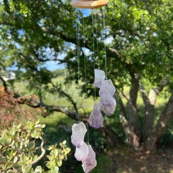 Intuitively Chosen Crystal Wind Chime Wild Alabaster