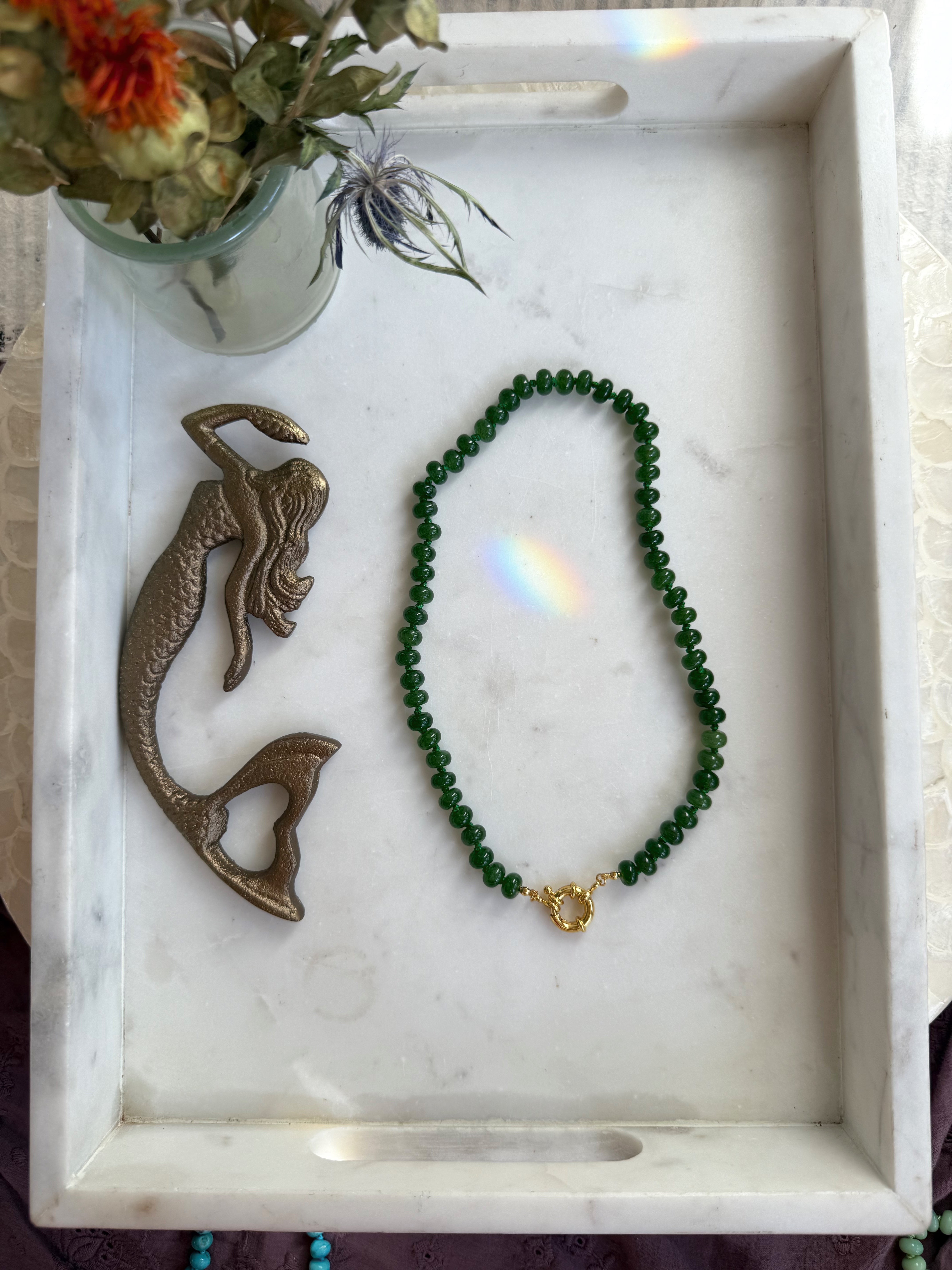 The Callahan Necklace – Hand-Knotted Silk Necklace