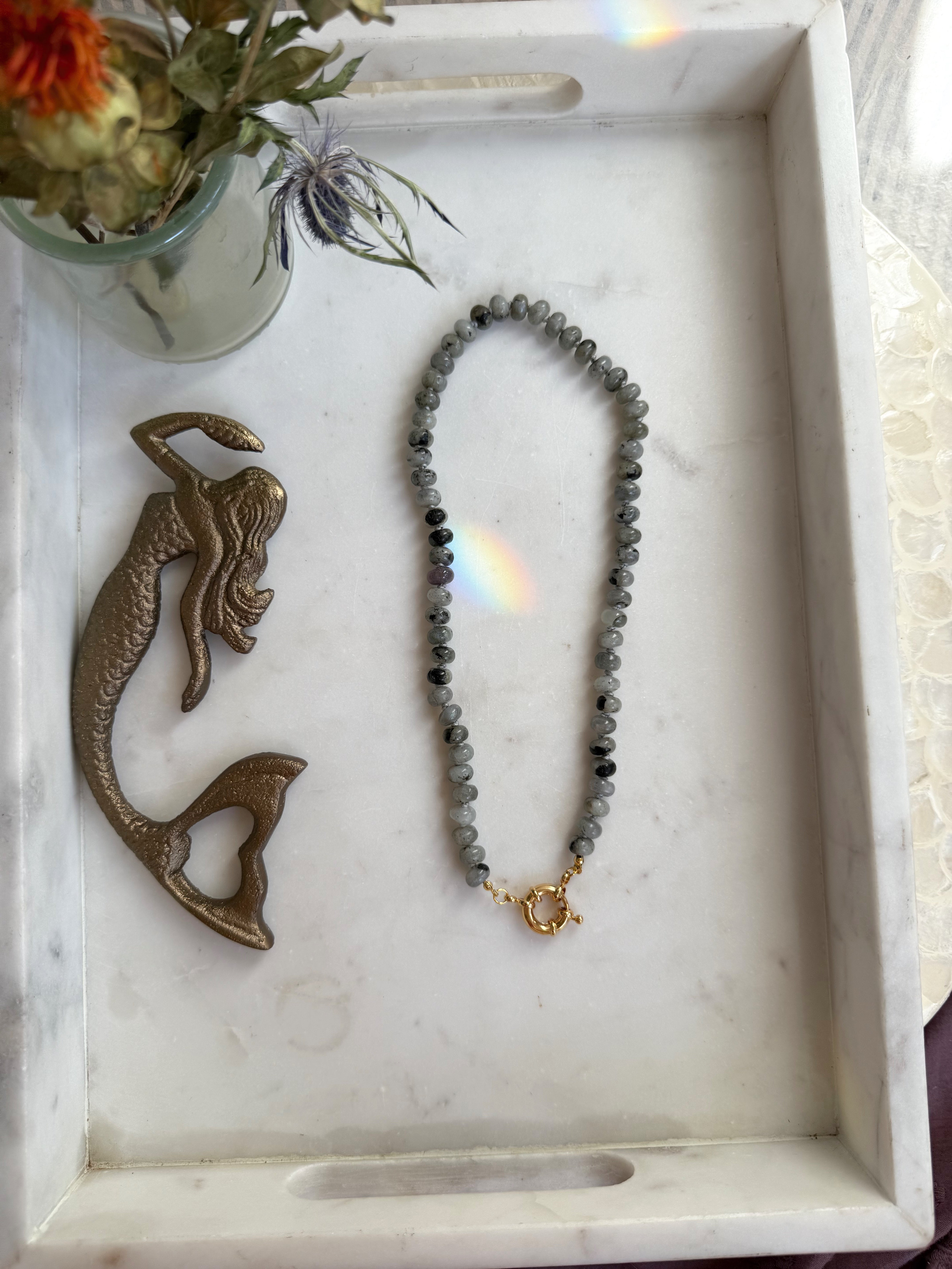 The Callahan Necklace – Hand-Knotted Silk Necklace