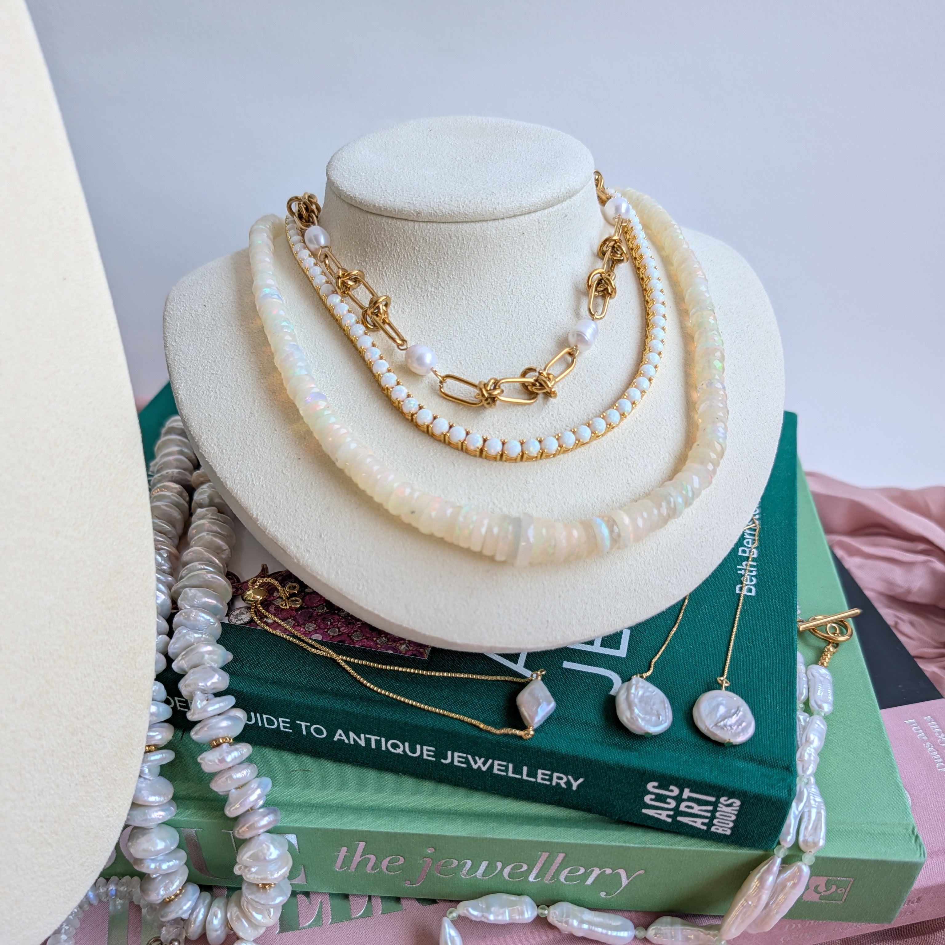 The Seraphina Necklace | Ethiopian Fire Opal