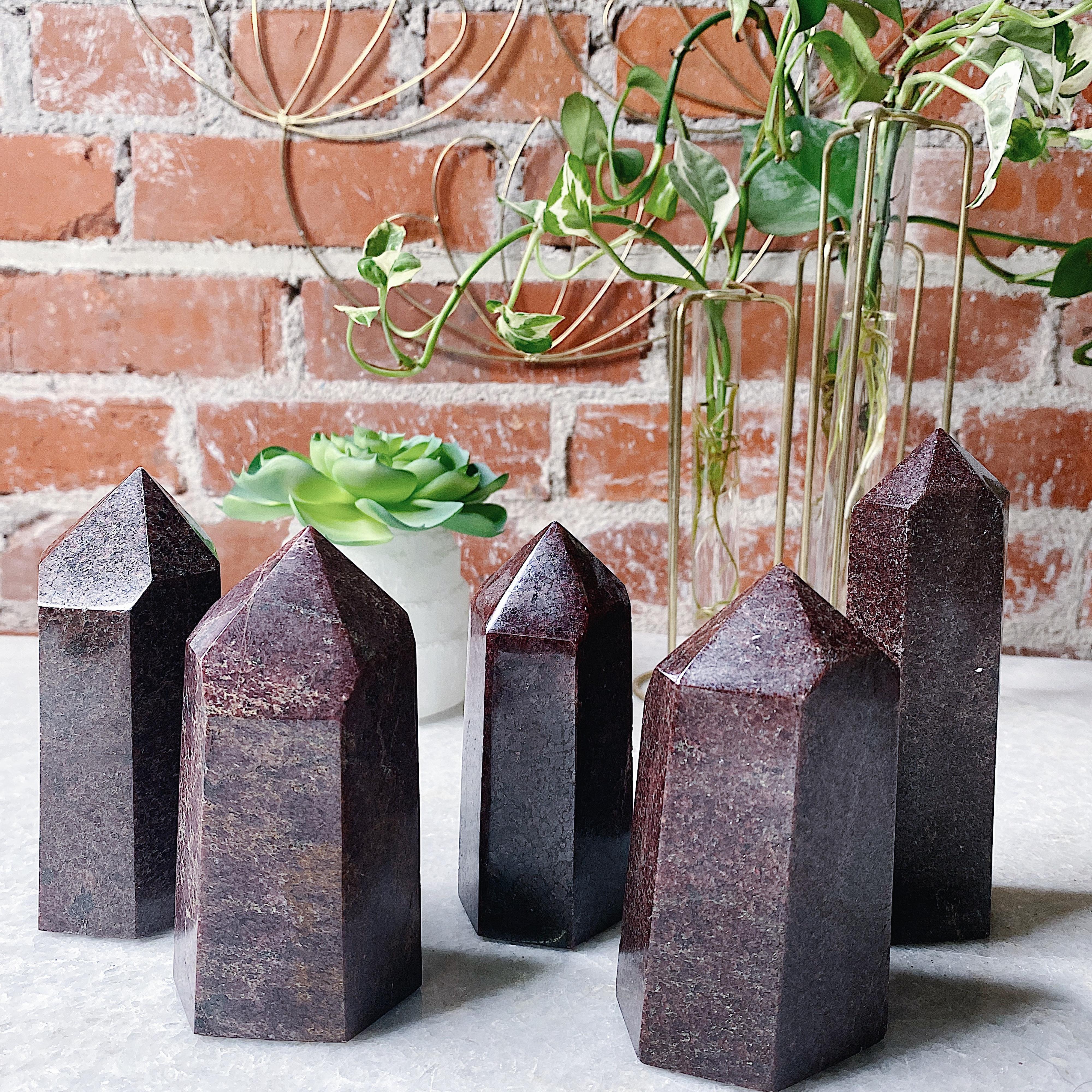 Intuitively Chosen Garnet Tower Wild Alabaster