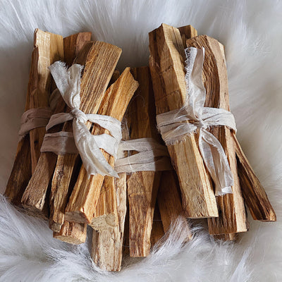 Fair Trade, Ethical, & Indigenous Sourced Palo Santo Bundle Wild Alabaster