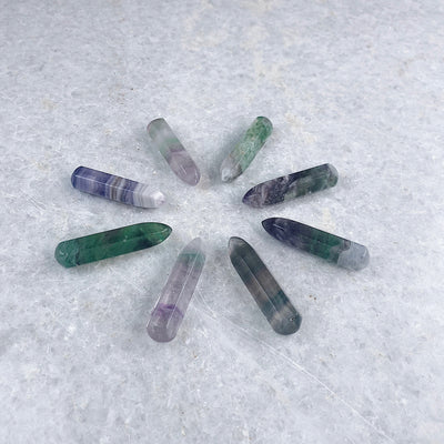 Intuitively Chosen Fluorite Massage Wand Wild Alabaster