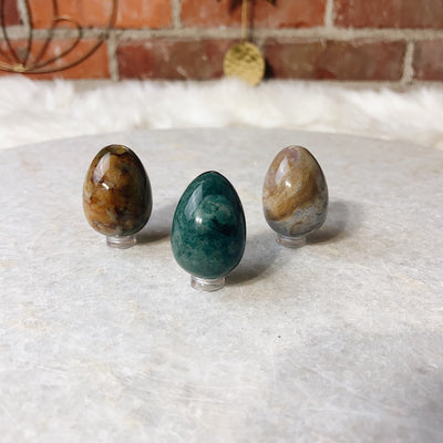 Intuitively Chosen Spirit Jasper Egg Wild Alabaster