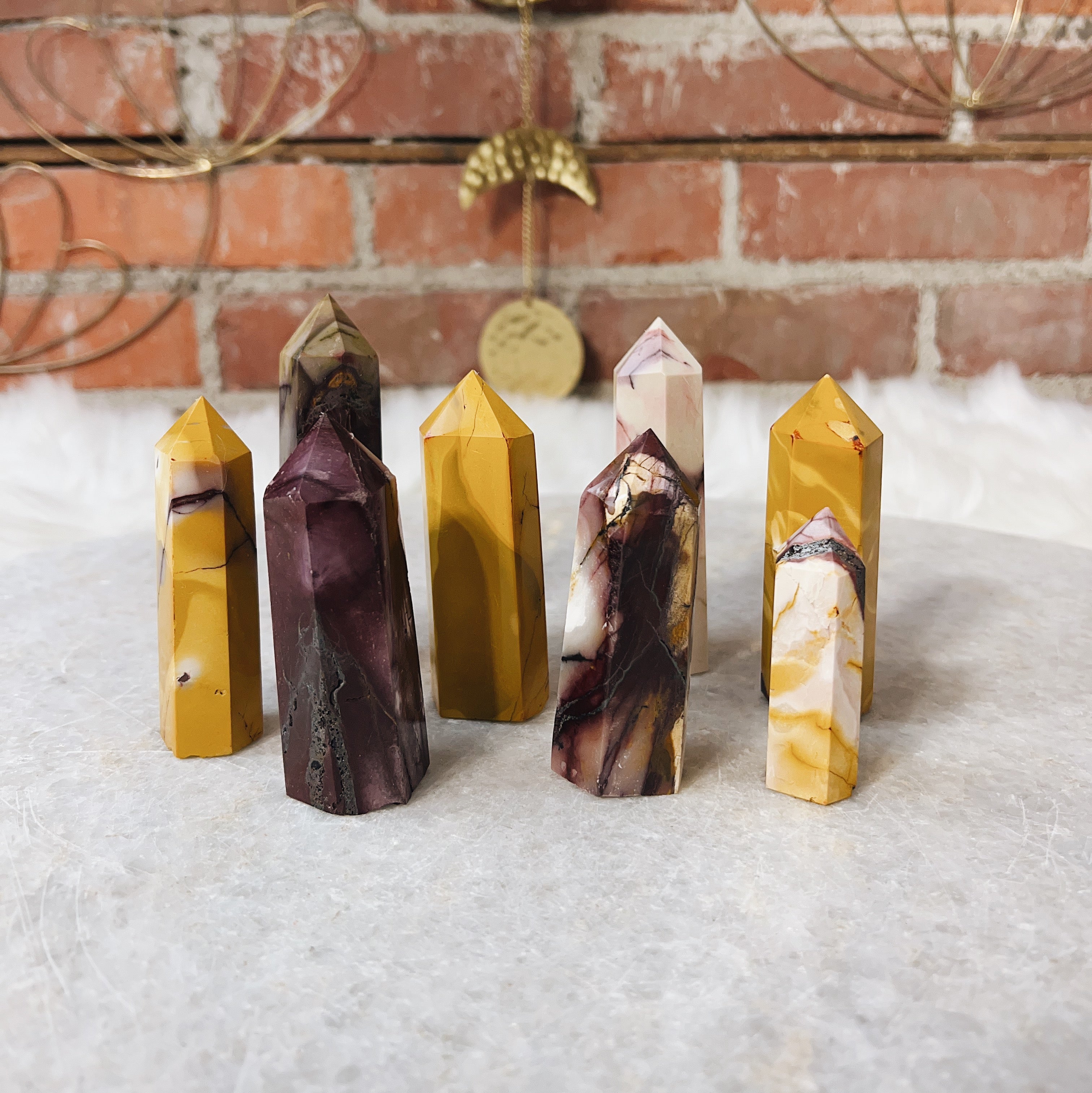 Intuitively Chosen Mookaite Tower Wild Alabaster