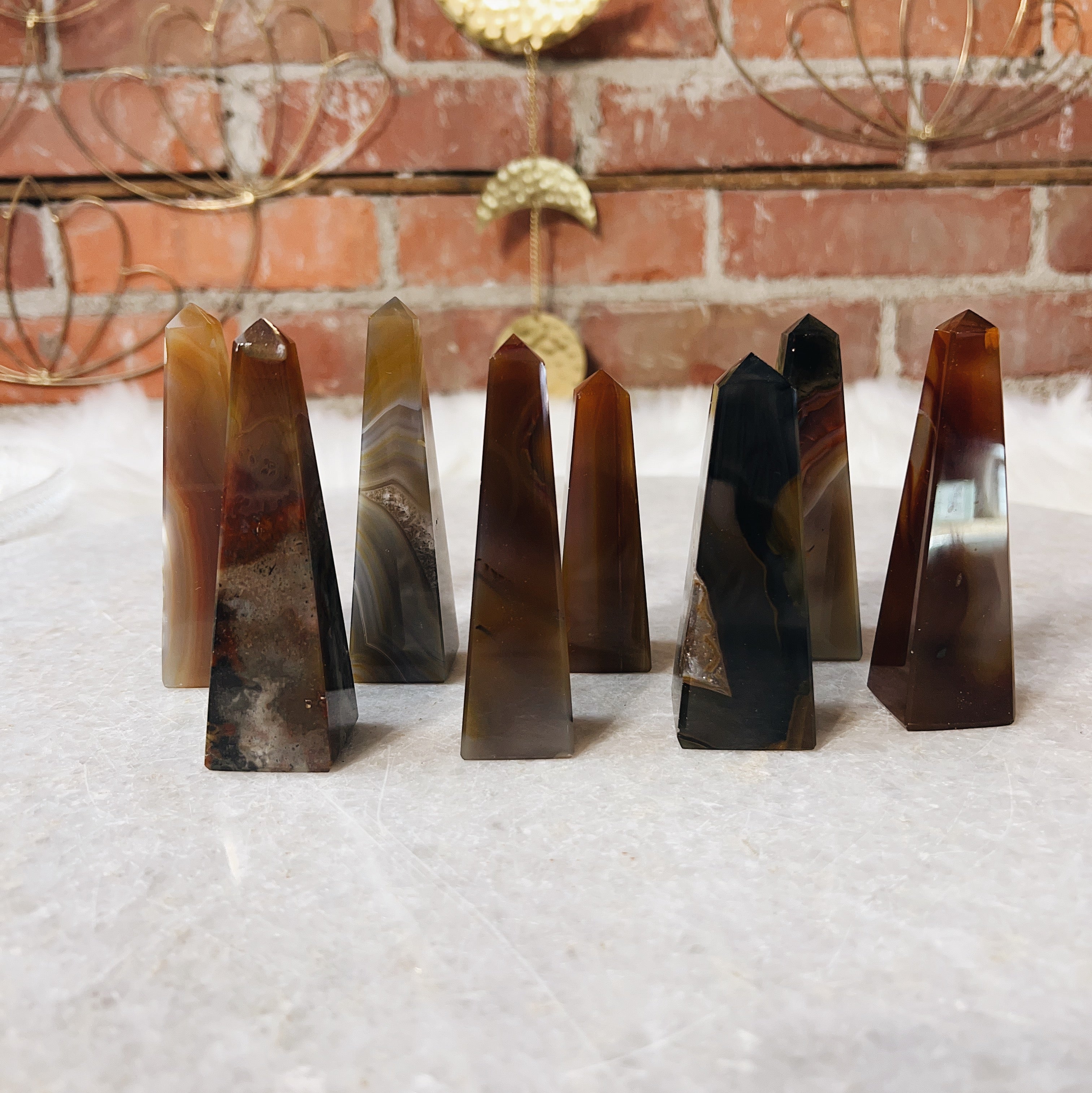 Intuitively Chosen Modern Agate Tower Wild Alabaster