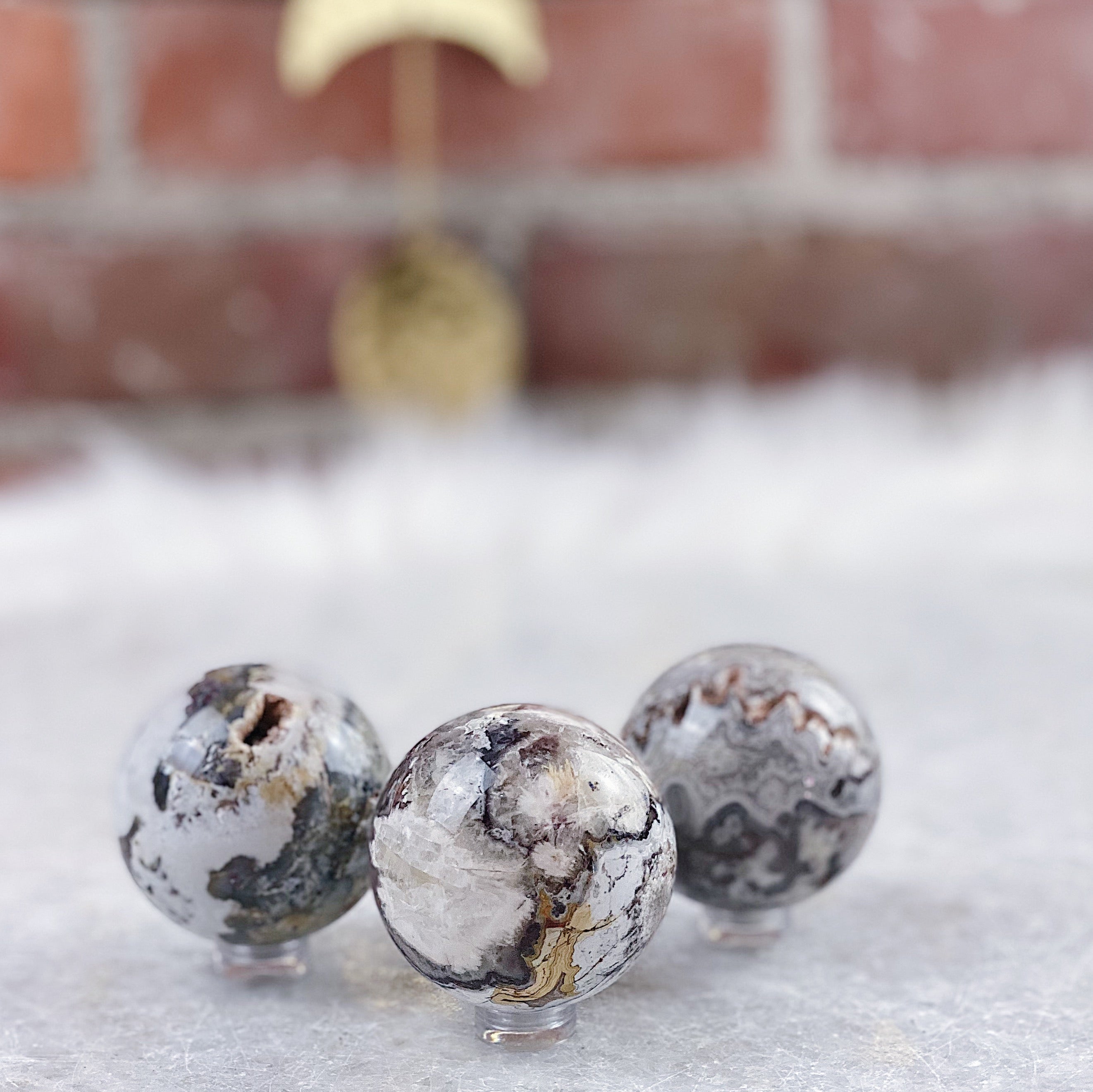 Intuitively Chosen Sardonyx Sphere Wild Alabaster