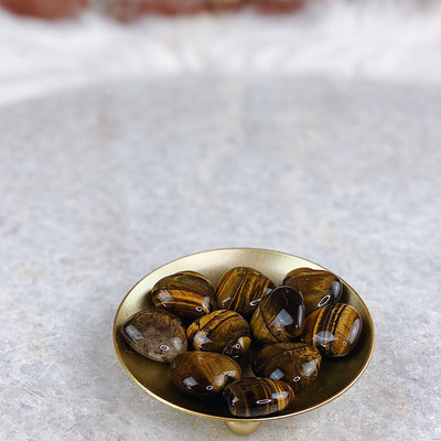 Intuitively Chosen Tiger’s Eye Pocket Heart Wild Alabaster