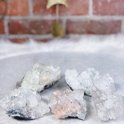 Intuitively Chosen Apophyllite Cluster Wild Alabaster