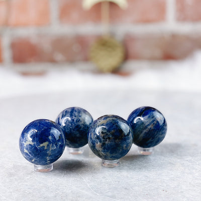Intuitively Chosen Sodalite Sphere Wild Alabaster