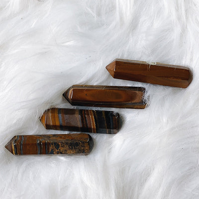 Tiger’s Eye Massage Wand Wild Alabaster